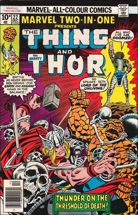 Marvel Two-in-One (1974) issue 22-B UK Price Cover