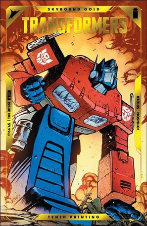 Transformers (2023) issue 1-ZZH Daniel Warren Johnson Foil Cover (Tenth Printing)