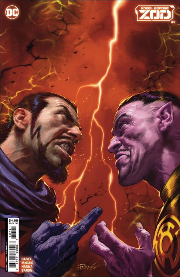 Kneel Before Zod issue 7-B Lucio Parrillo Cardstock Cover