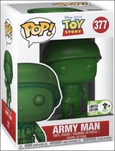 POP! Disney figure 377 Army Man Emerald City Comicon 2018