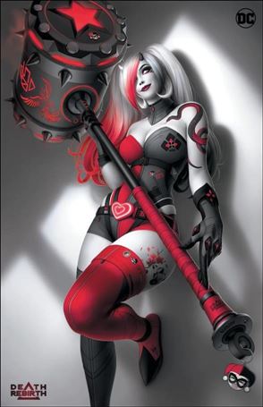Harley Quinn: Black + White + Redder issue 5-C Warren Louw Foil Cover