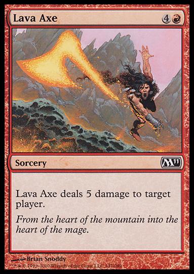 Magic the Gathering: 2011 Core Set (Base Set) card 147 Lava Axe