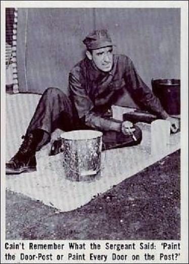 Gomer Pyle (Base Set) card 12 Cain't Remember What the Sergeant Said: "Paint The