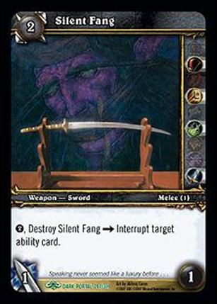 World of Warcraft: Through the Dark Portal (Base Set) card 281 Silent Fang
