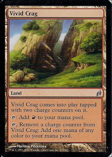 Magic the Gathering: Lorwyn (Base Set) card 275 Vivid Crag