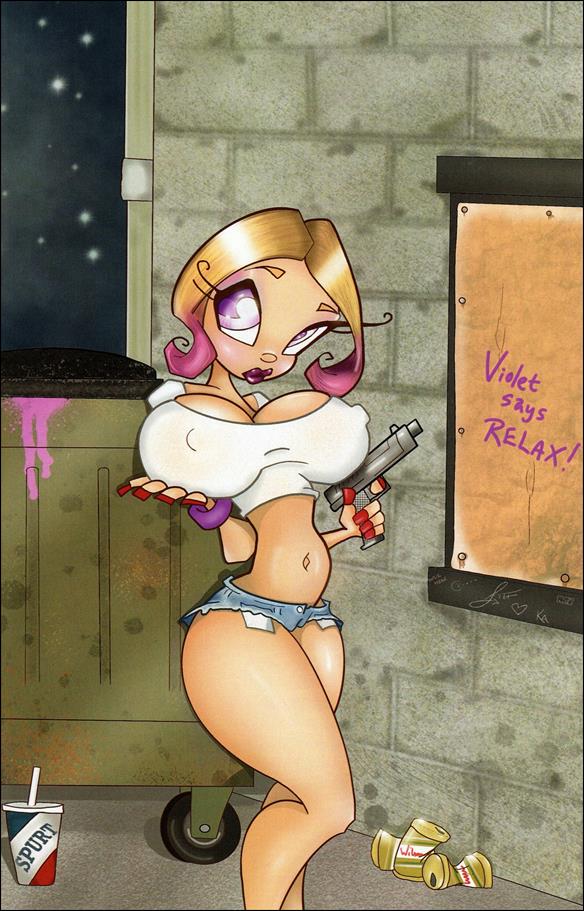Totally Rad Life of Violet issue 2-C Stef Wilson Cover