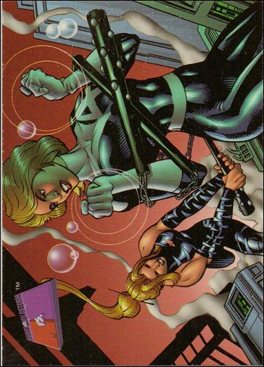 Marvel vs WildStorm (Base Set) card 25 Sublime vs Invisible Girl