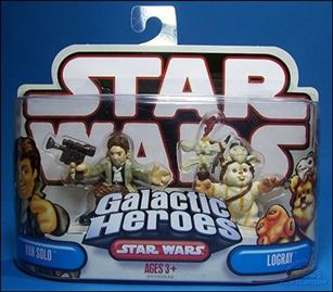 Star Wars: Galactic Heroes figure 49 Han Solo and Logray