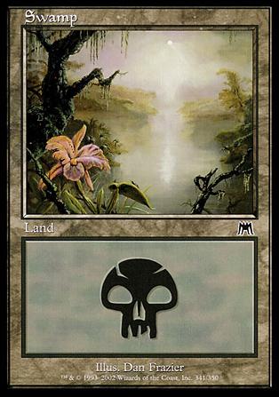 Magic the Gathering: Onslaught (Base Set) card 341 Swamp