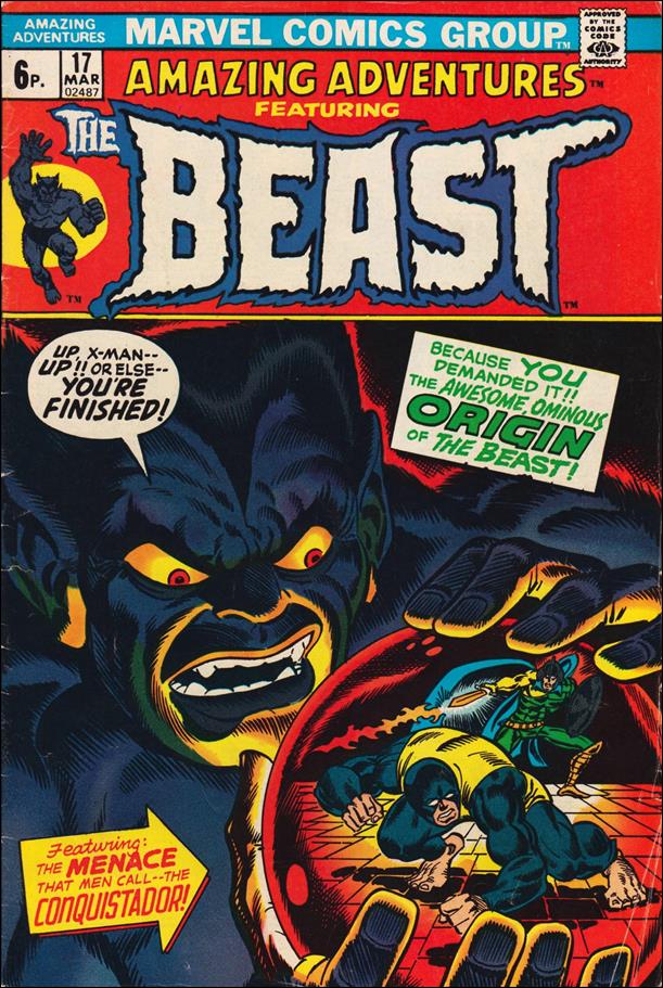 Amazing Adventures (1970) issue 17-B UK Price Cover
