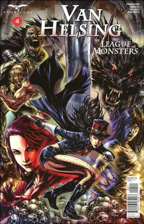 Van Helsing vs the League of Monsters issue 4 Caanan White Cover