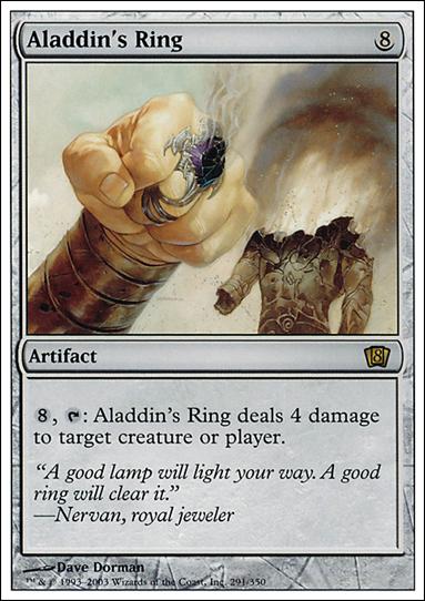 Magic the Gathering: 8th Edition (Base Set) card 291 Aladdin's Ring
