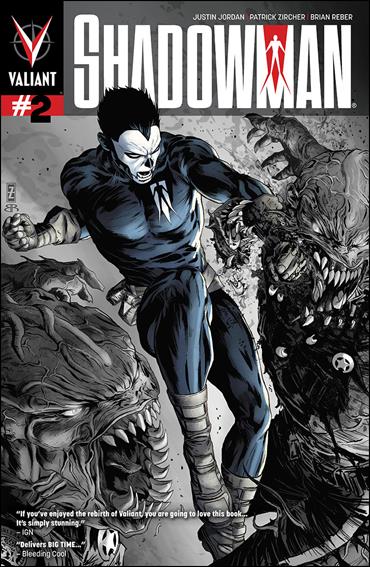 Shadowman (2012) issue 2-C Patrick Zircher Gray Cover (2nd Printing)
