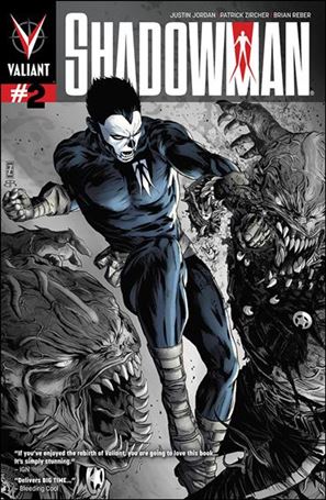 Shadowman (2012) issue 2-C Patrick Zircher Gray Cover (2nd Printing)
