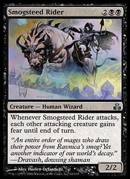 Magic the Gathering: Guildpact (Base Set) card 63 Smogsteed Rider