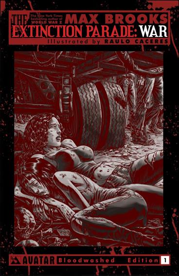 Extinction Parade: War issue 1-D Bloodwashed Cover