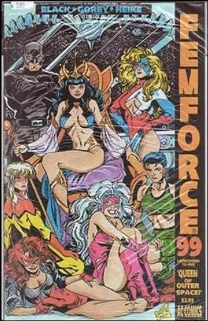 Femforce issue 99 Polybagged with Secret Files of the Femforce #0