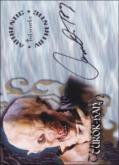 Buffy the Vampire Slayer: Season Seven (Autograph Subset) card A52 Camden Toy As Turok-Han