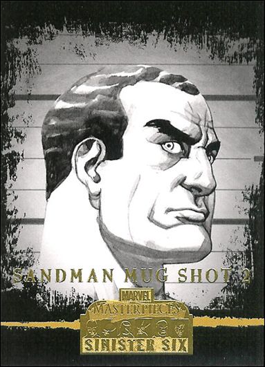 2008 Marvel Masterpieces: Series 3 (Base Set) card 87 Sandman Mug Shot 2
