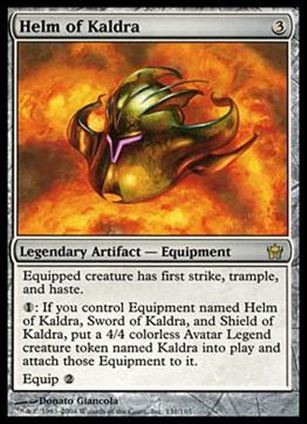 Magic the Gathering: Fifth Dawn (Base Set) card 131 Helm of Kaldra