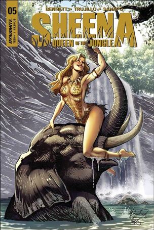 Sheena: Queen of the Jungle (2017) issue 5-C Marco Santucci Cover