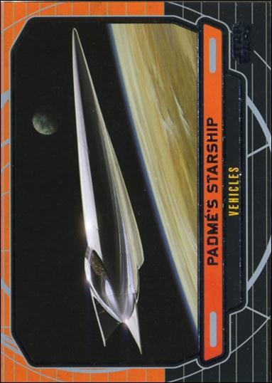 Star Wars Galactic Files (Base Set) card 265 Padme's Starship Vehicles