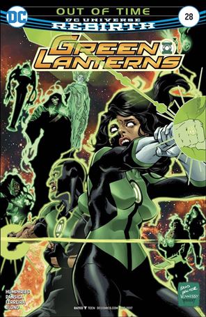 Green Lanterns issue 28 Brad Walker Cover