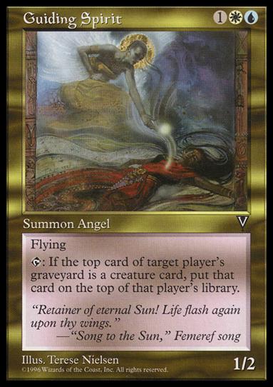 Magic the Gathering: Visions (Base Set) card 131 Guiding Spirit
