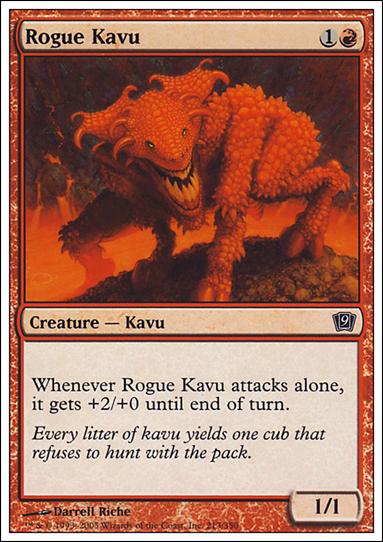 Magic the Gathering: 9th Edition (Base Set) card 213 Rogue Kavu