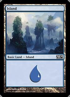 Magic the Gathering: 2014 Core Set (Base Set) card 237 Island