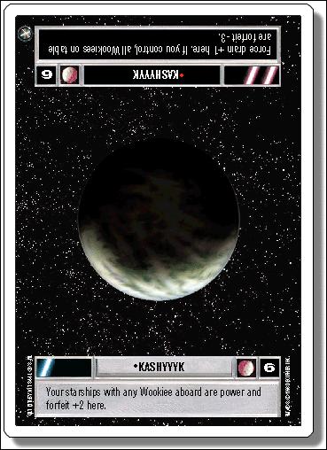 Star Wars: A New Hope Revised (Base Set) card 67 Kashyyyk