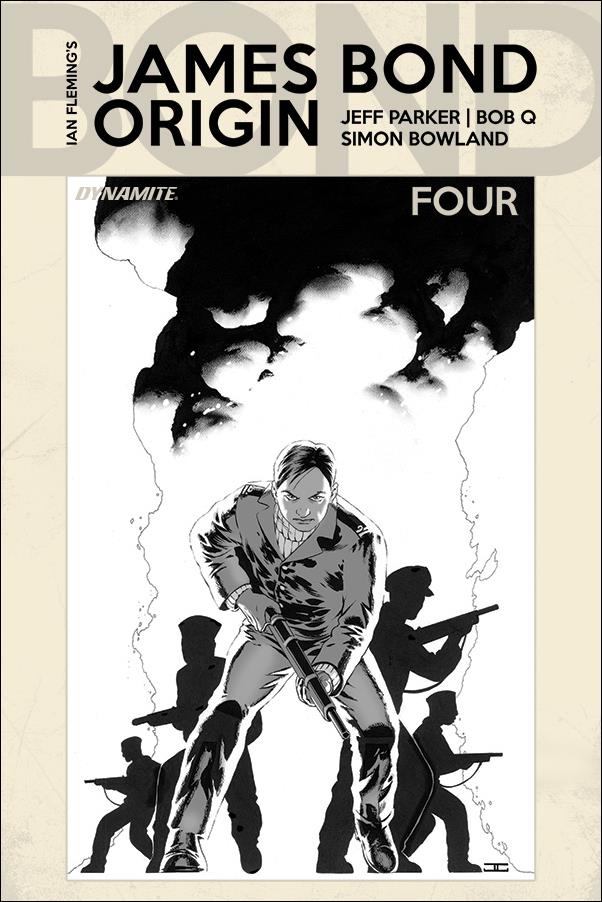 James Bond: Origin issue 4-F John Cassaday 1:10 Black & White Cover
