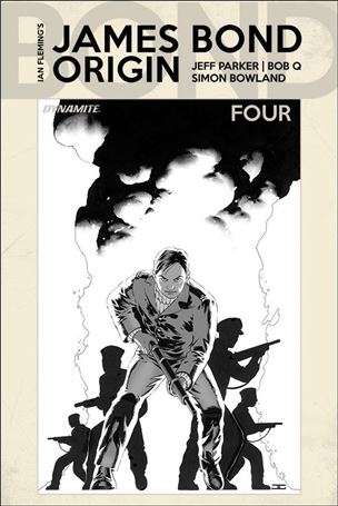 James Bond: Origin issue 4-F John Cassaday 1:10 Black & White Cover