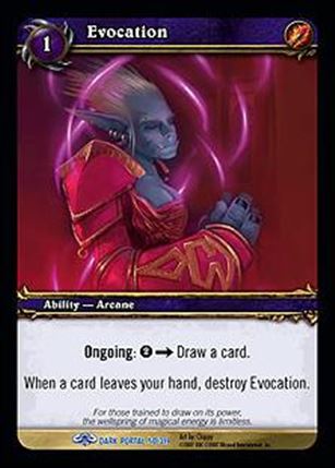 World of Warcraft: Through the Dark Portal (Base Set) card 50 Evocation