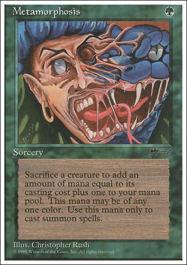 Magic the Gathering: Chronicles (Base Set) card 66 Metamorphosis