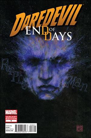 Daredevil: End of Days issue 6-B David Mack 1:25 Cover