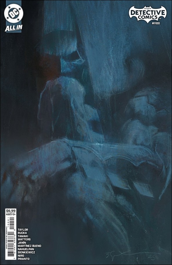 Detective Comics (1937) issue 1100-D Bill Sienkiewicz Cardstock Cover