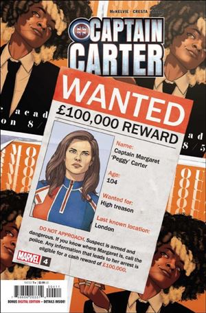 Captain Carter issue 4 Jamie McKelvie Cover
