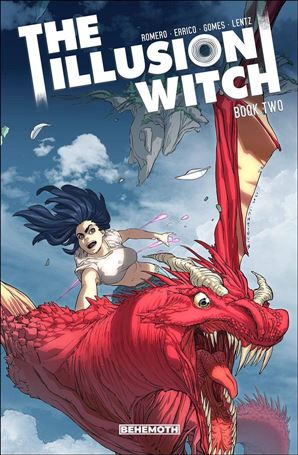 Illusion Witch issue 2-B Blue Background Cover