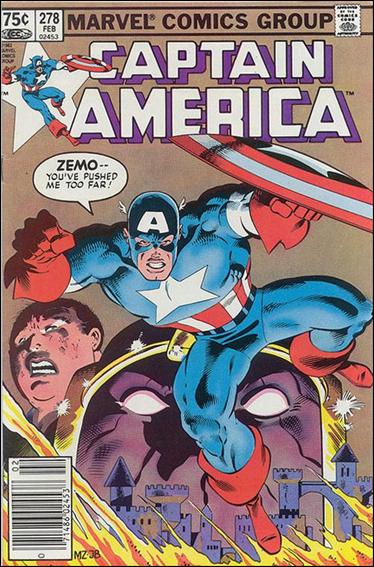 Captain America (1968) issue 278-B Canadian Price Cover
