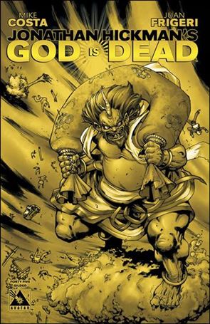God is Dead issue 45-F Juan Frigeri 1:3 Gilded Cover