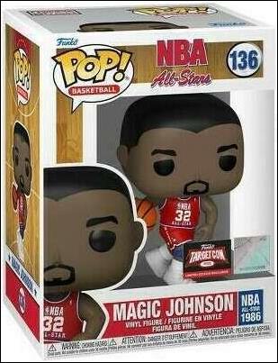 Pop! Basketball figure 136 Magic Johnson (All Star) Target Con Exclusive