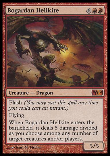 Magic the Gathering: 2010 Core Set (Base Set) card 127 Bogarden Hellkite