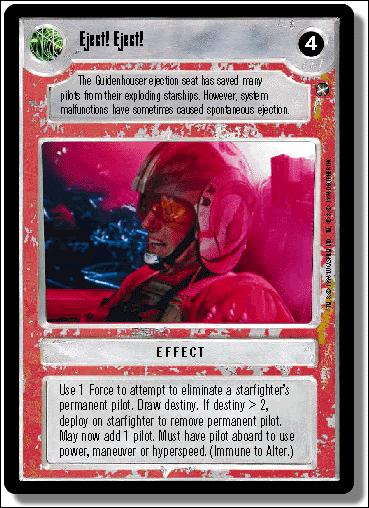 Star Wars: A New Hope Limited (Base Set) card 112 Eject! Eject!