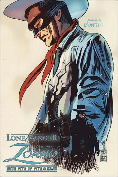 Lone Ranger & Zorro: The Death of Zorro issue 5 Standard Cover