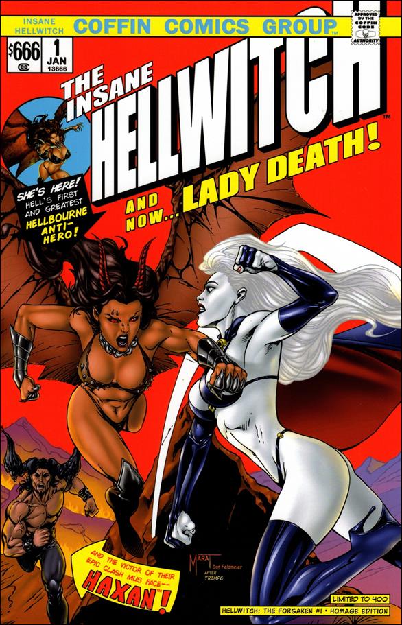Hellwitch: The Forsaken issue 1-C Marat Mychaels Homage Edition