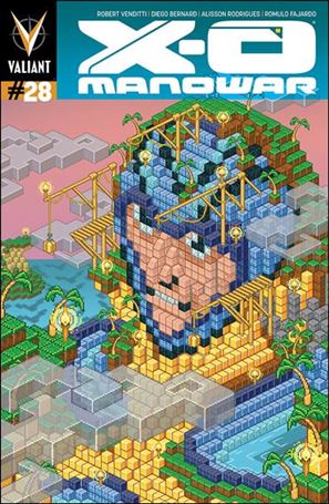 X-O Manowar (2012)  issue 28-B Donovan Santiago #ValiantCraft Cover