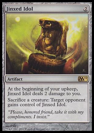 Magic the Gathering: 2011 Core Set (Base Set) card 208 Jinxed Idol