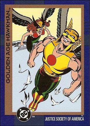 DC Cosmic Teams (Base Set) card 53 Golden Age Hawkman
