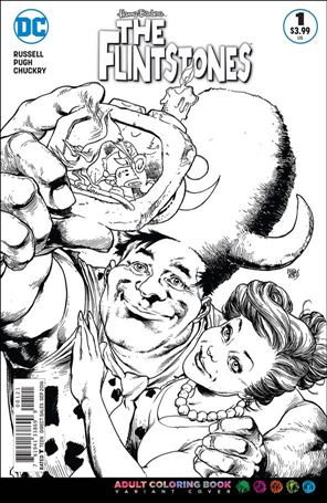 Flintstones (2016)  issue 1-F Ivan Reis Adult Coloring Book Cover